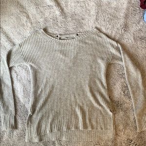 grey sweater